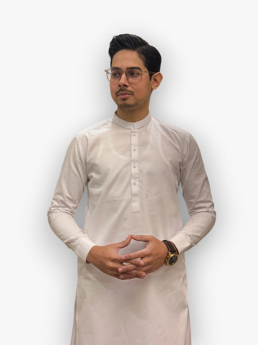 Noor - White Cotton Suit